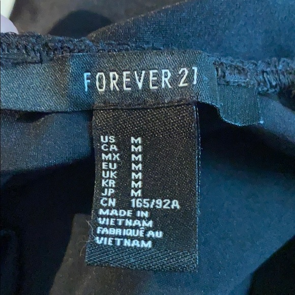 Forever 21 tight black shiny nylon dress - Picture 6 of 6